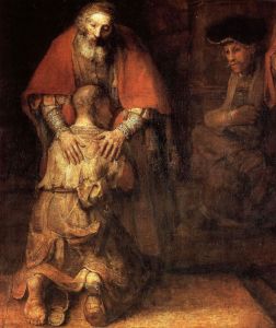 Rembrandts ‘Terugkeer van de verloren zoon’ (Hermitage Museum, Sint-Petersburg)